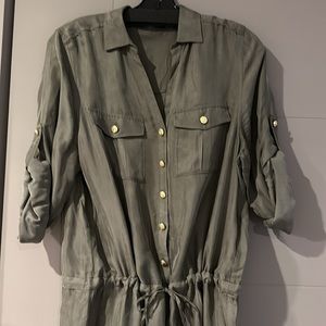 Holland Cooper Khaki Jumpsuit Size UK14 US10